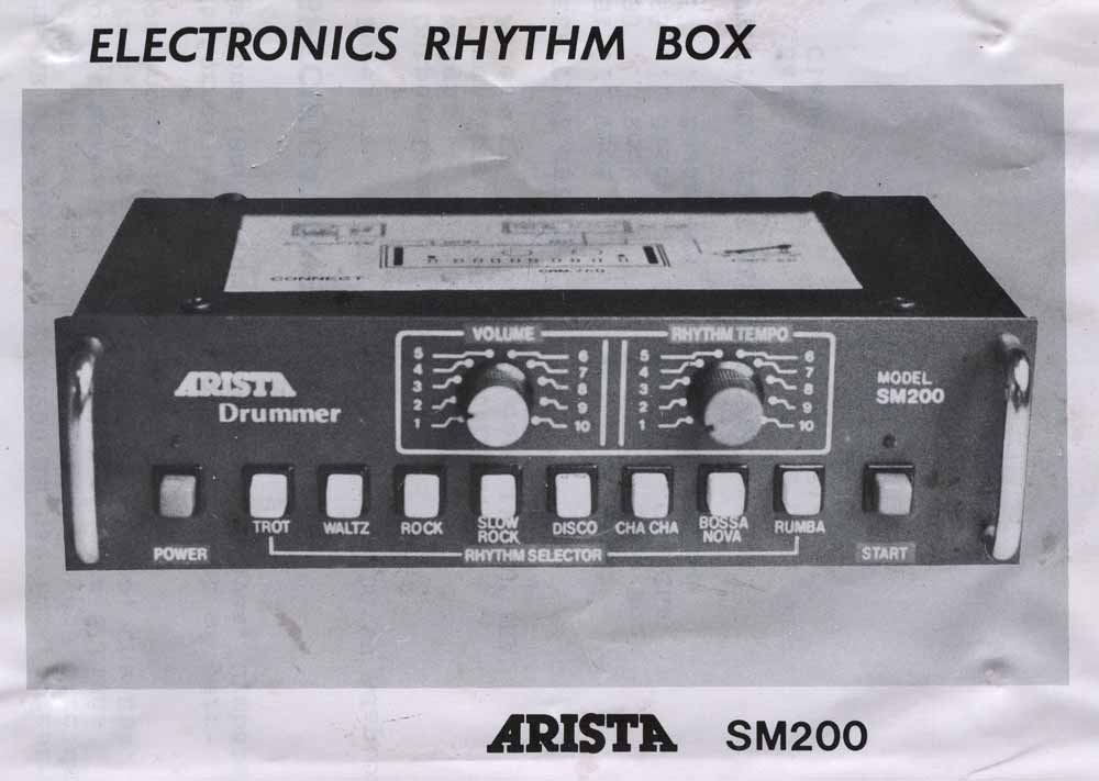 CRM-260 Arista-sm200 manual, first page